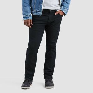 Levi's -  Men's 541 Mid Rise Athletic Fit Full Tapere Black Denim